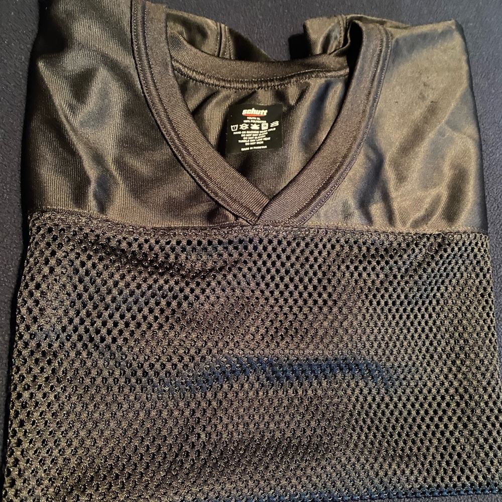 Black football jersey